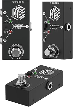 Amazon | ギターペダル AB ボックス ABY チャンネルスイッチ AB